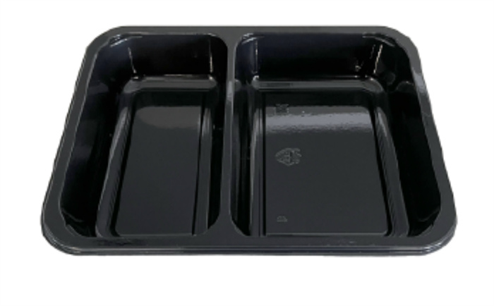 CPET tray 2-grid  800ml from MMCIS CHINA